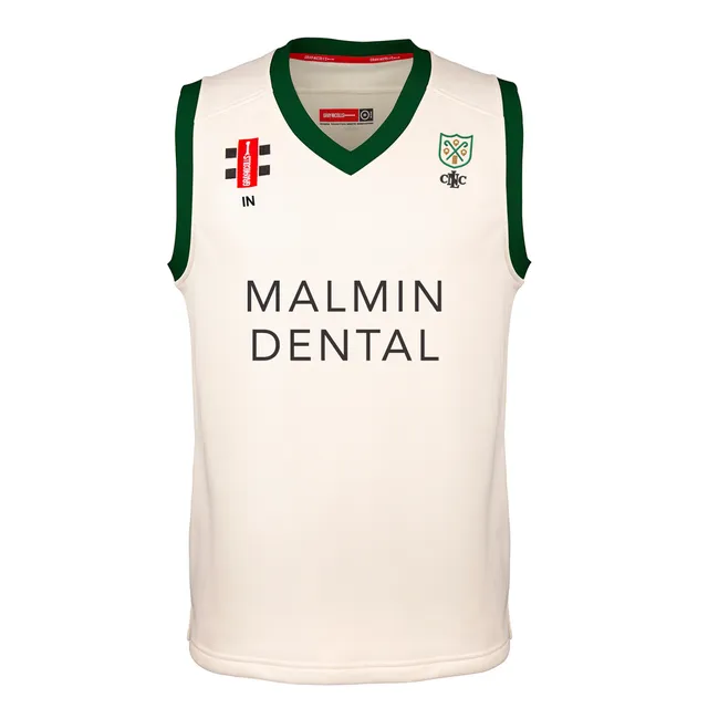 gray-nicolls-north-london-cc-junior-pro-performance-gilet-match-avorio-verde image 1
