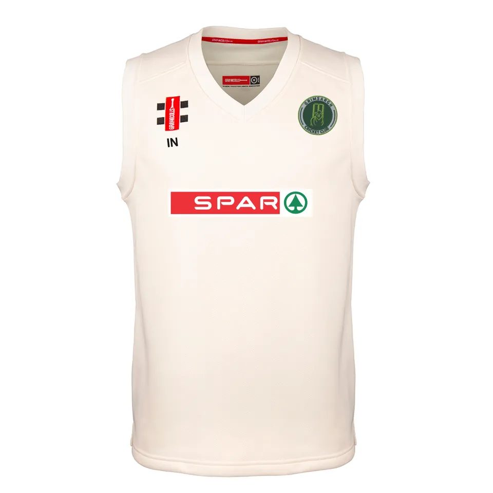 gray-nicolls-grimsargh-cc-senior-pro-performance-slipover-cricket-avorio image 1