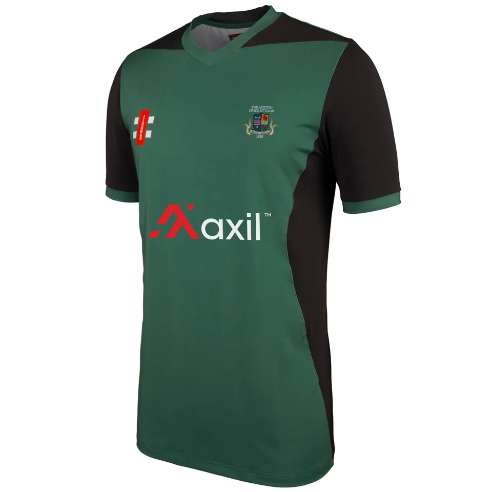 gray-nicolls-pro-performance-t20-maglia-s-s-thrapston-cc-adulto-verde-nero-u13-u image 1