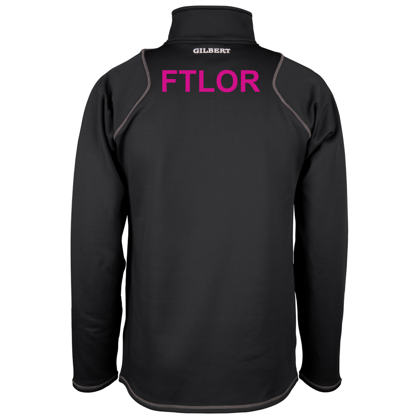gilbert-rugby-quest-1-4-zip-fleece-uomo-nero-pile-rugby-for-the-love-of-rugby image 2