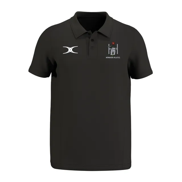 gilbert-rugby-southern-nomads-rufc-atom-polo-junior-nero-manica-corta image 1