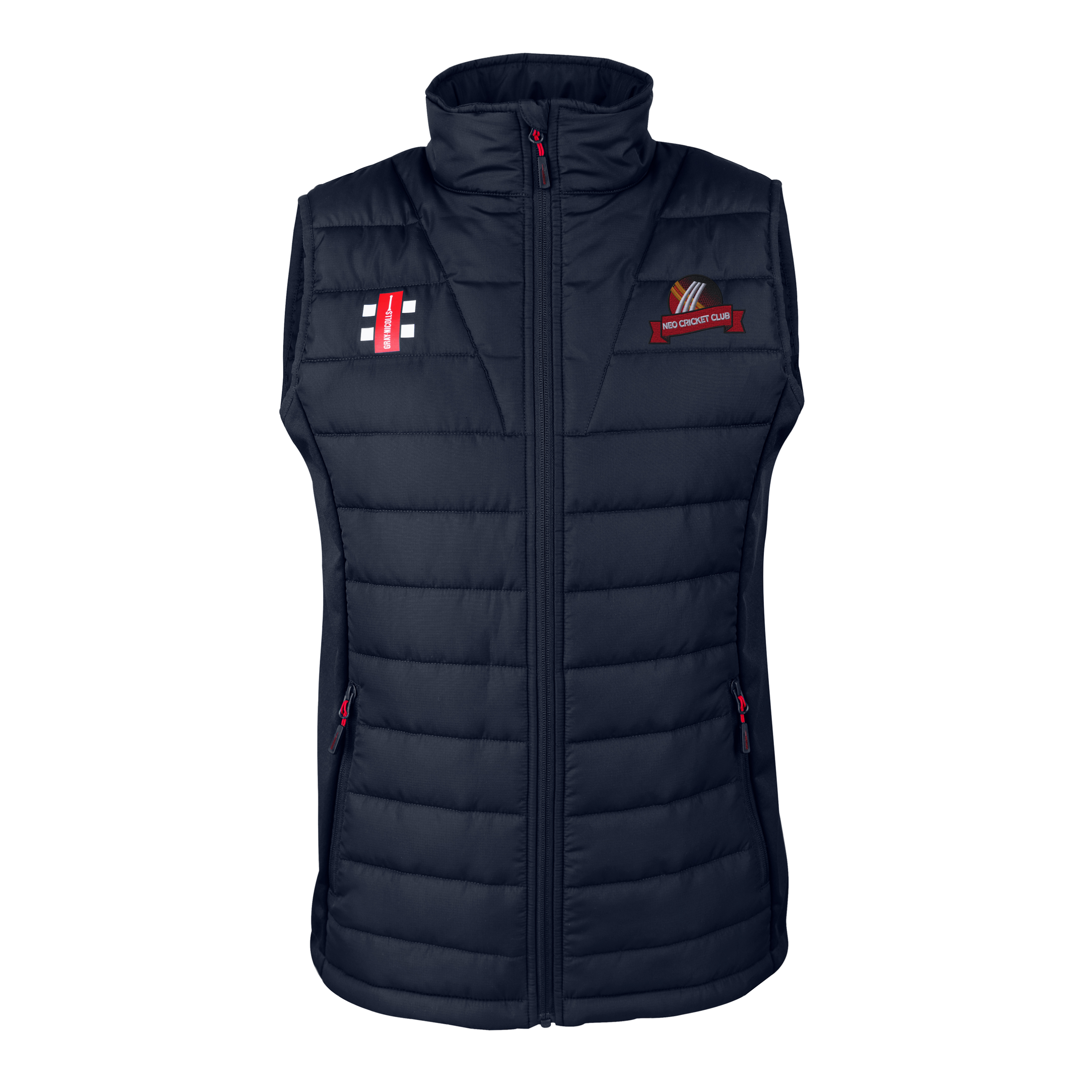 gray-nicolls-pro-performance-gilet-bodywarmer-adulto-neo-cricket-club-nero image 1