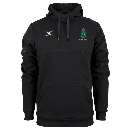 gilbert-rugby-north-midlands-referees-photon-felpa-con-cappuccio-uomo-nero image 1