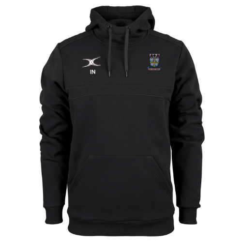 gilbert-rugby-university-college-rugby-uomo-felpa-con-cappuccio-photon-nera image 1