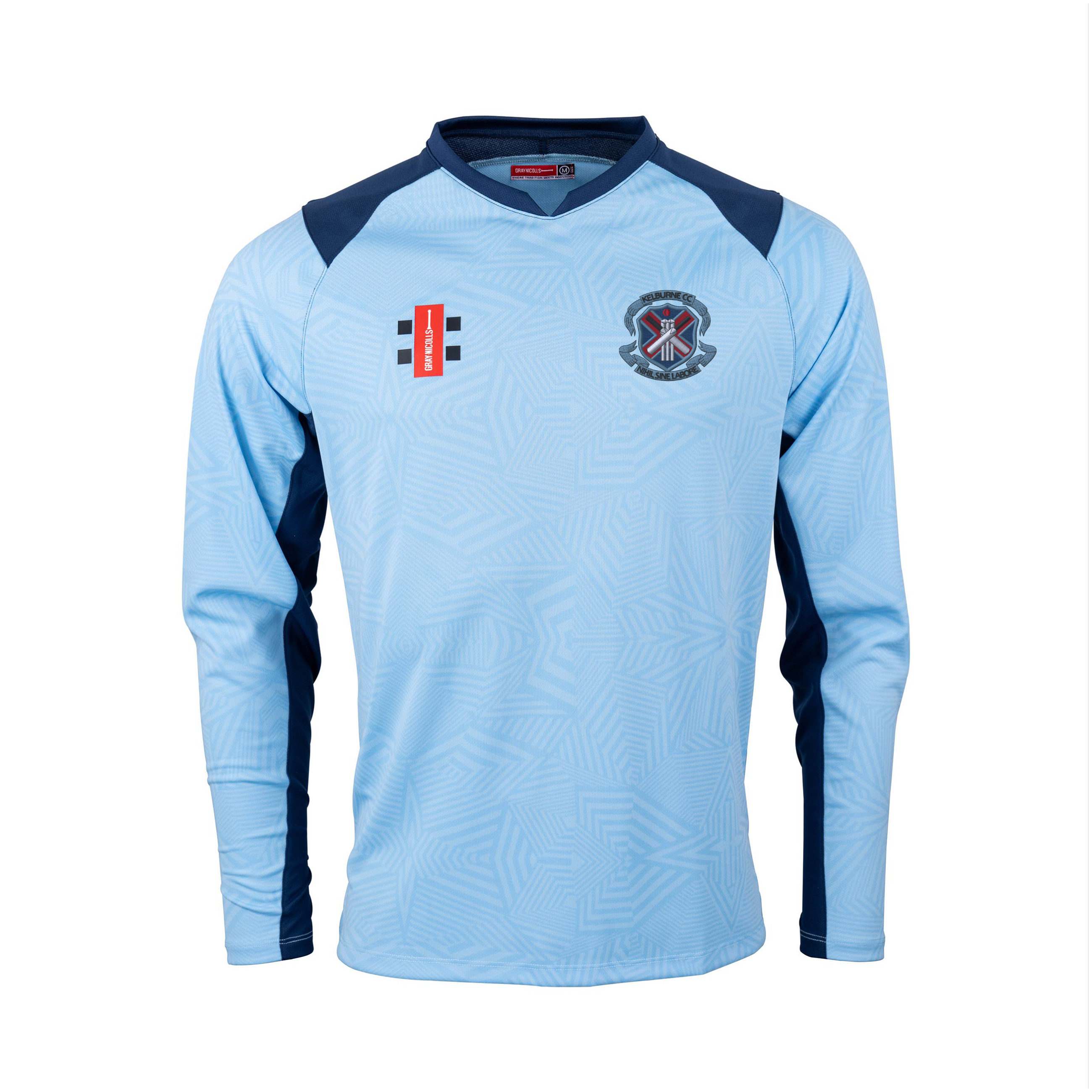 gray-nicolls-kelburne-cc-senior-pro-t20-l-s-shirt-navy-sky image 1