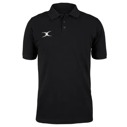 gilbert-rugby-ayrshire-bulls-rfc-polo-quest-bambino-nera-cotone-bio image 1