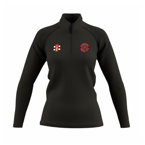 gray-nicolls-cambourne-cc-gts-pile-1-4-zip-donna-nero image 1
