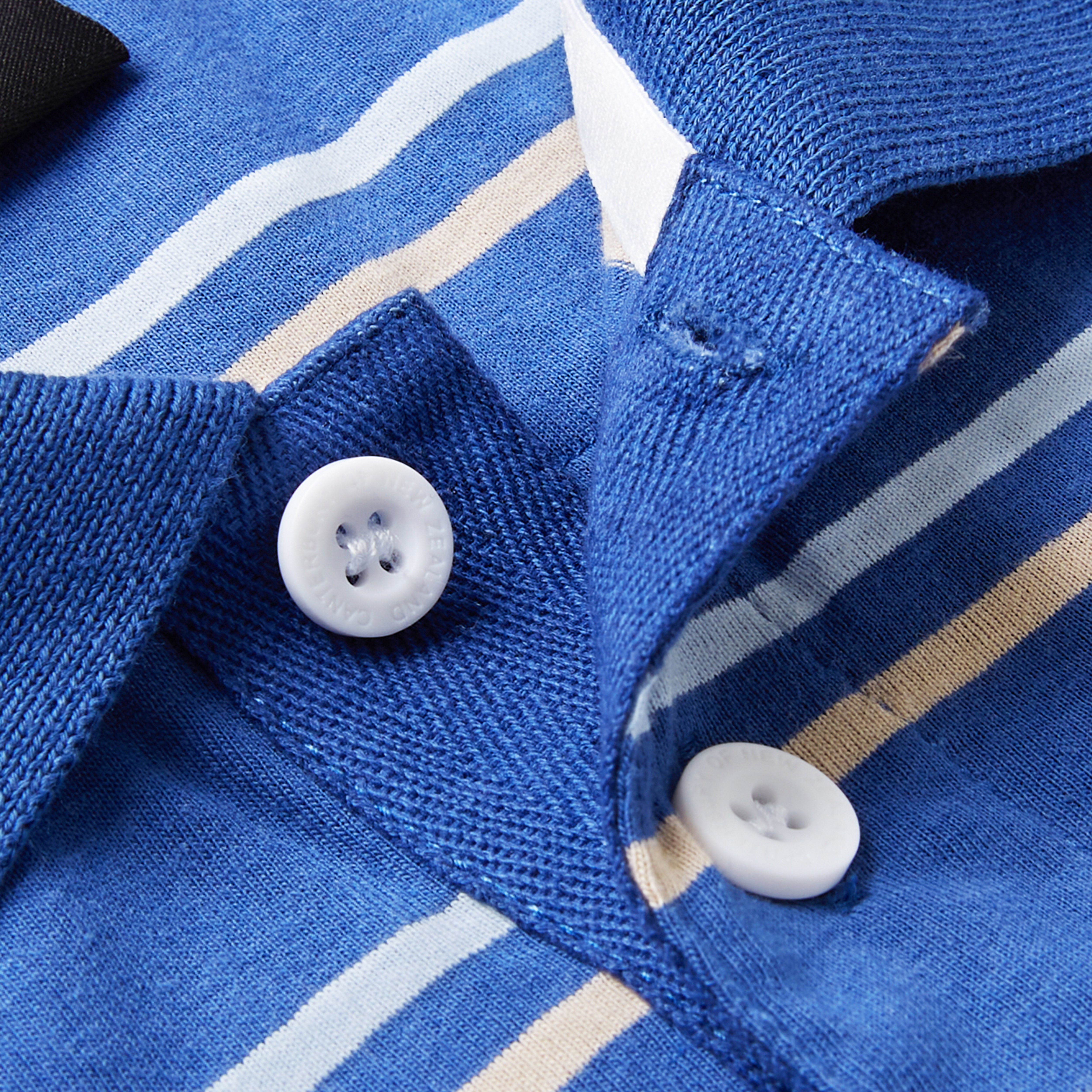 canterbury-club-yarn-dye-stripe-polo-uomo-nera-manica-corta image 8