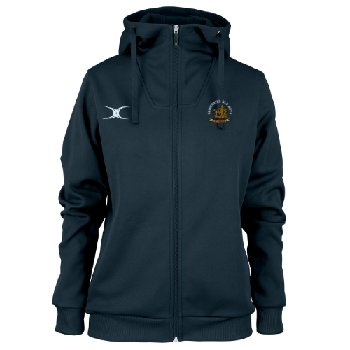 gilbert-rugby-gloucester-old-boys-rfc-donna-pro-felpa-con-cappuccio-blu-navy-scu image 1
