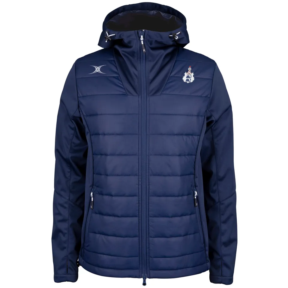 gilbert-rugby-pro-active-giacca-full-zip-senior-brighton-rfc-blu-navy image 1