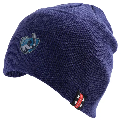 gray-nicolls-sharnbrook-bromham-cc-senior-beanie-hat-dark-navy-cappello-cricket image 1