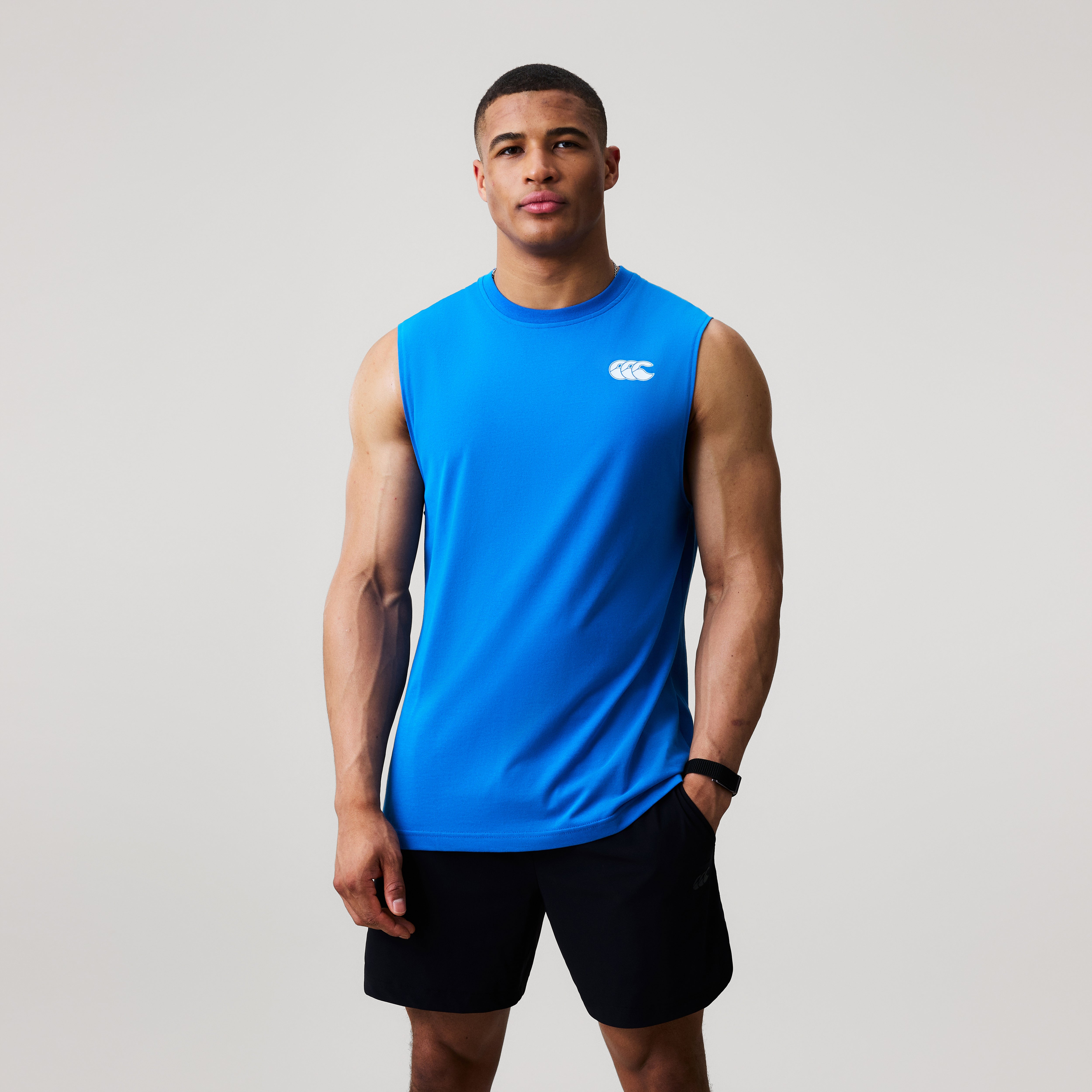 canterbury-mens-tempo-training-canotta-blu image 3