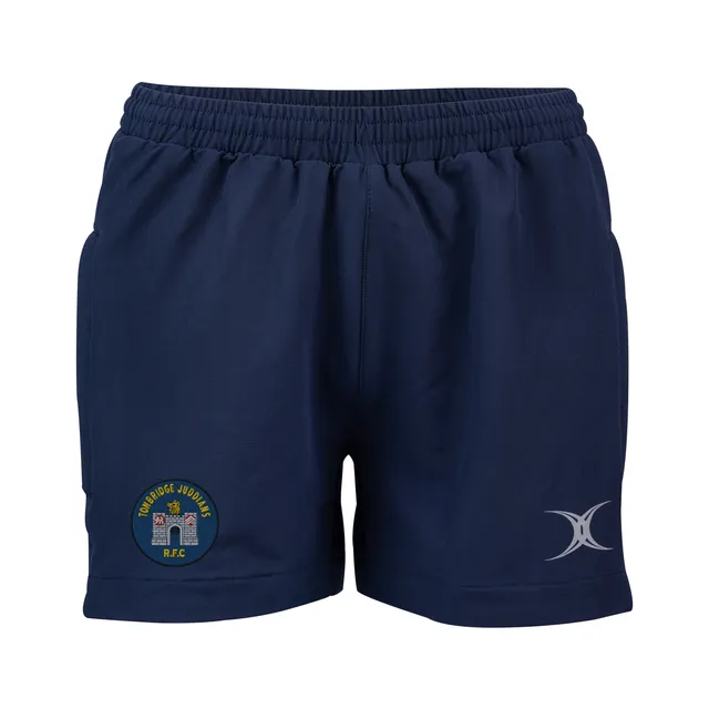 gilbert-rugby-evo-shorts-donna-tonbridge-juddians-rfc-blu-navy image 1