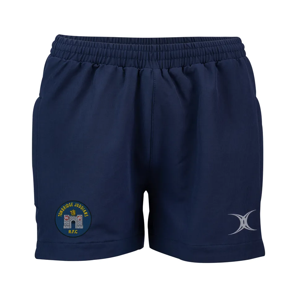 gilbert-rugby-evo-shorts-donna-tonbridge-juddians-rfc-blu-navy image 1