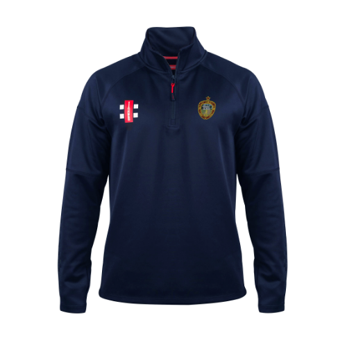 gray-nicolls-barley-cc-pro-thermo-pile-senior-navy-1-4-zip image 1