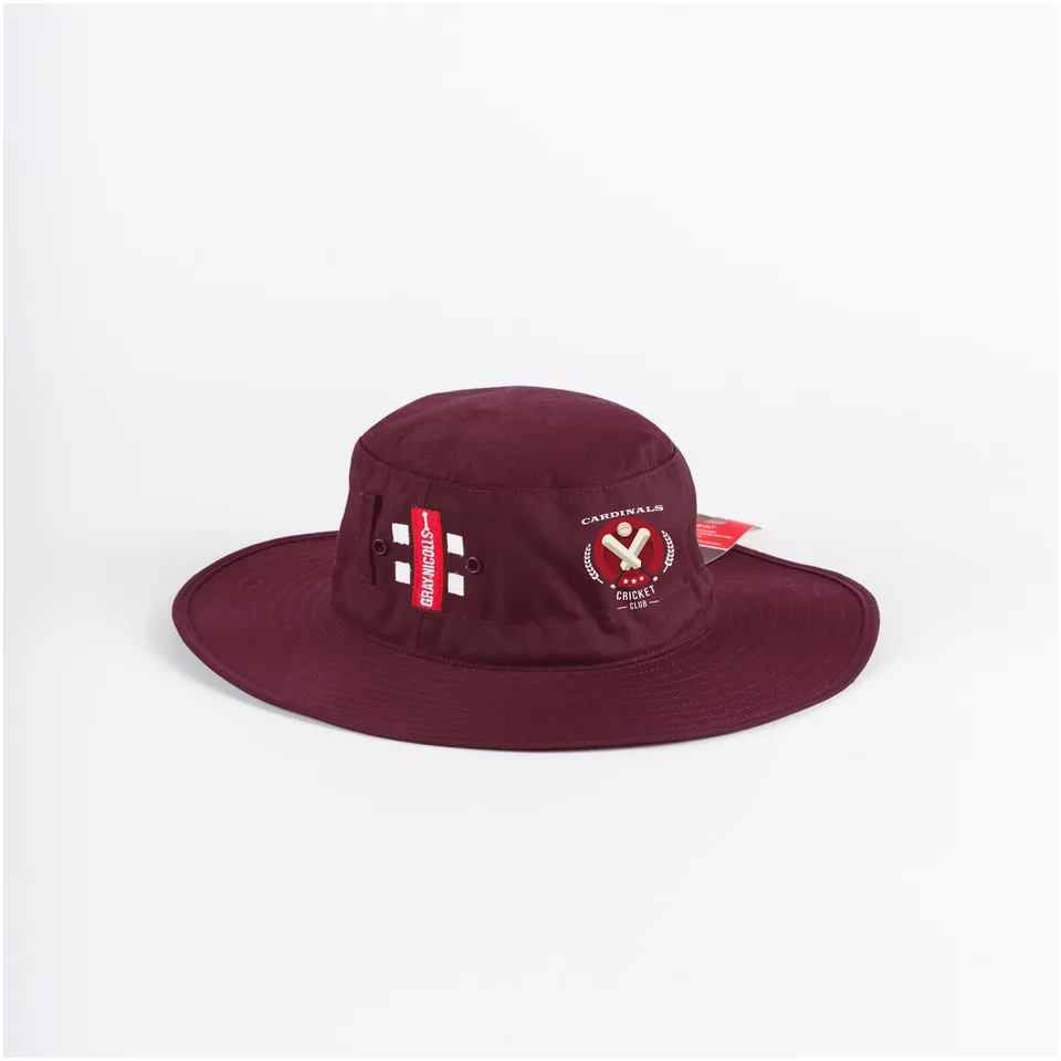 gray-nicolls-crs-cardinals-cc-senior-cappello-da-sole-cricket-marrone image 1