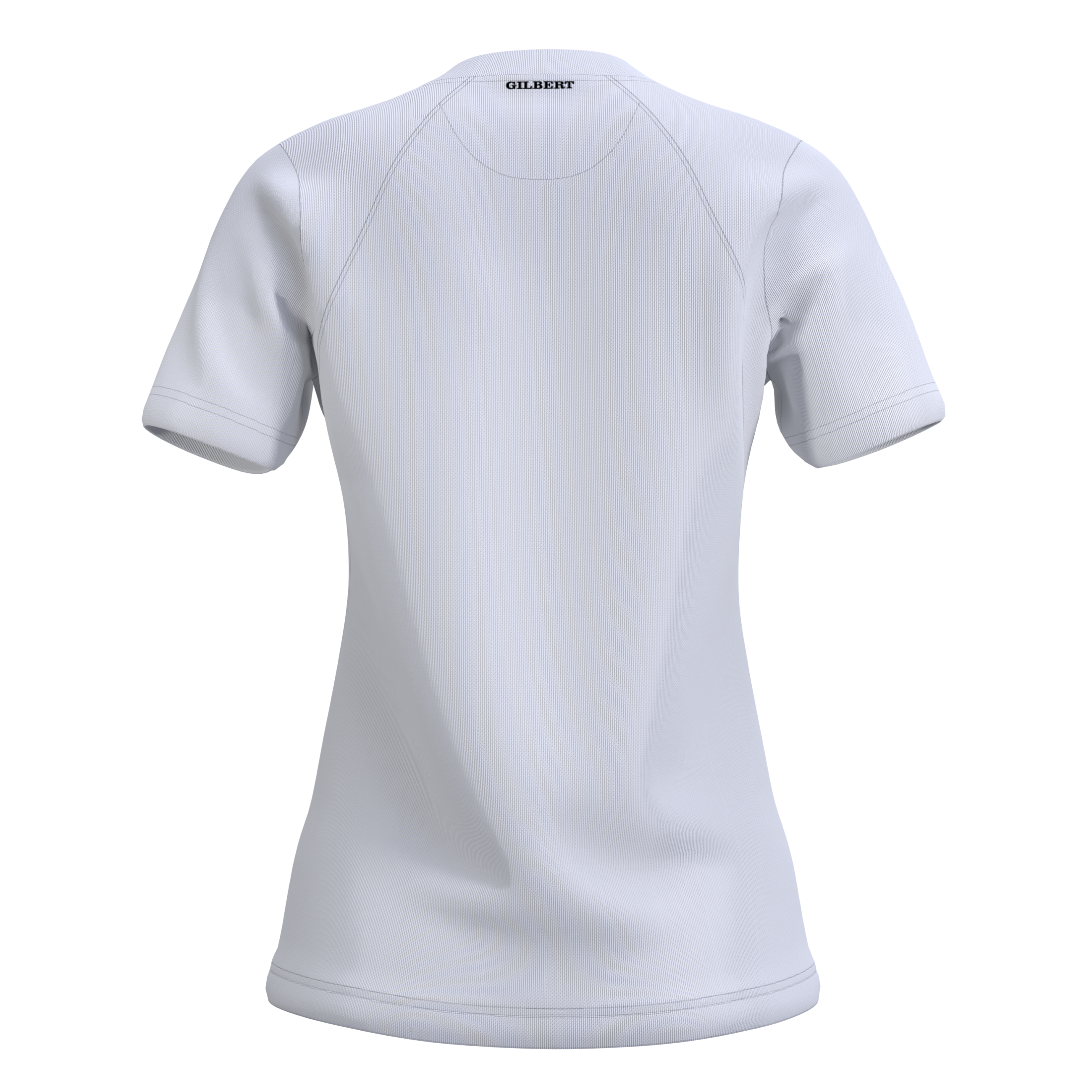 gilbert-rugby-army-rugby-union-atom-t-shirt-donna-bianca-manica-corta image 2