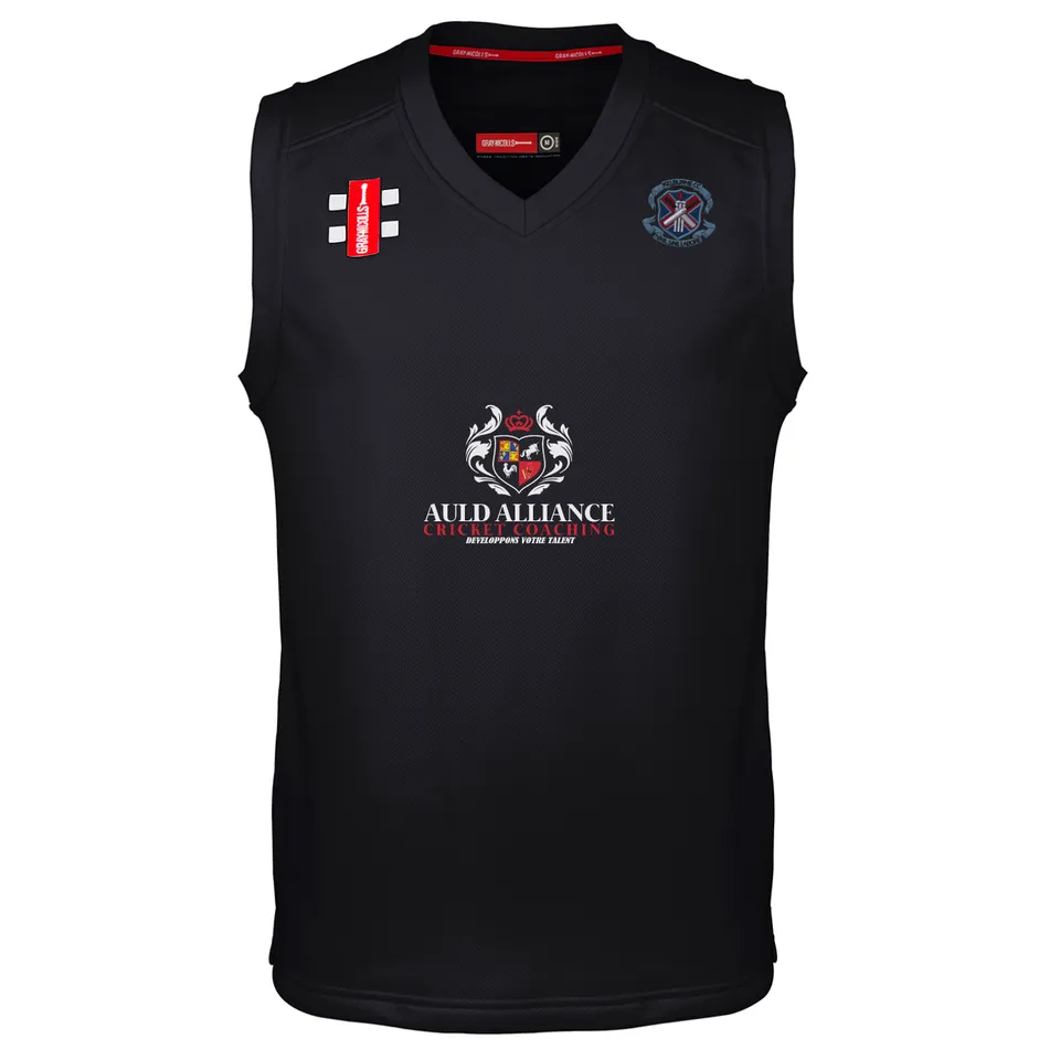 gray-nicolls-kelburne-cc-junior-pro-performance-match-slipover-nero image 1
