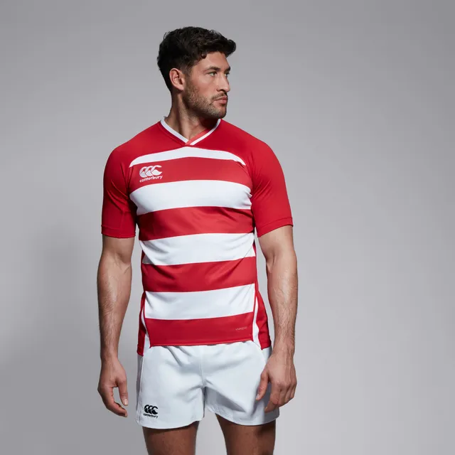 canterbury-vapodri-evader-hooped-jersey-uomo-maglia-rugby-rossa image 1