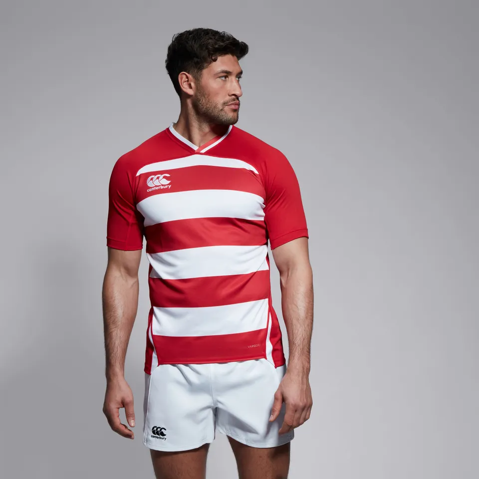 canterbury-vapodri-evader-hooped-jersey-uomo-maglia-rugby-rossa image 1