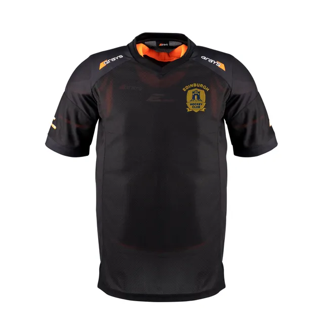 grays-elite-pro-gk-smock-portiere-hockey-manica-corta-nero-edinburgh-hc-senior image 1