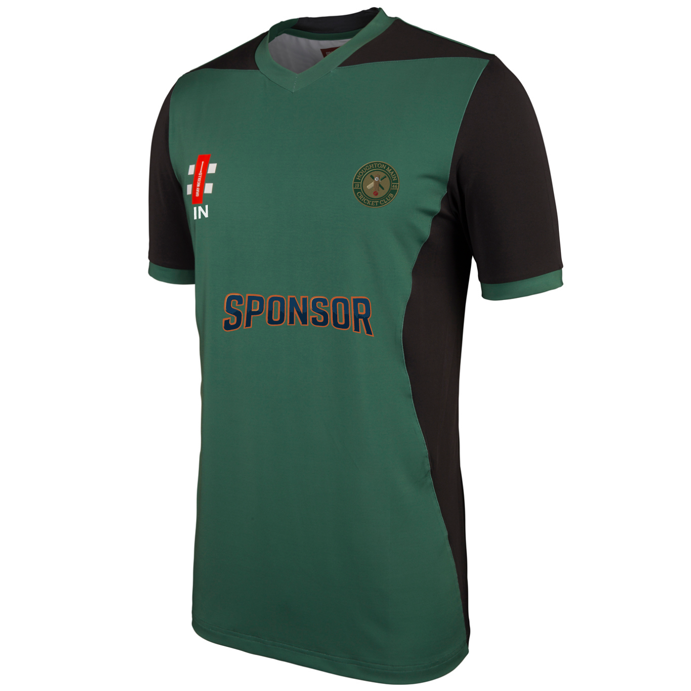 gray-nicolls-houghton-main-cc-junior-pro-performance-maglia-t20-verde-nero-manic image 1