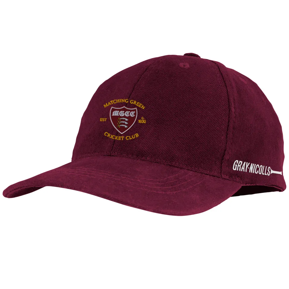 gray-nicolls-matching-green-cc-pro-fit-cap-bordeaux image 1