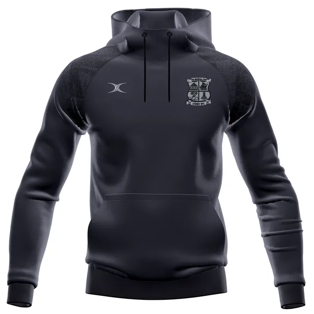 gilbert-rugby-lydney-rfc-junior-gts-felpa-con-cappuccio-nera image 1