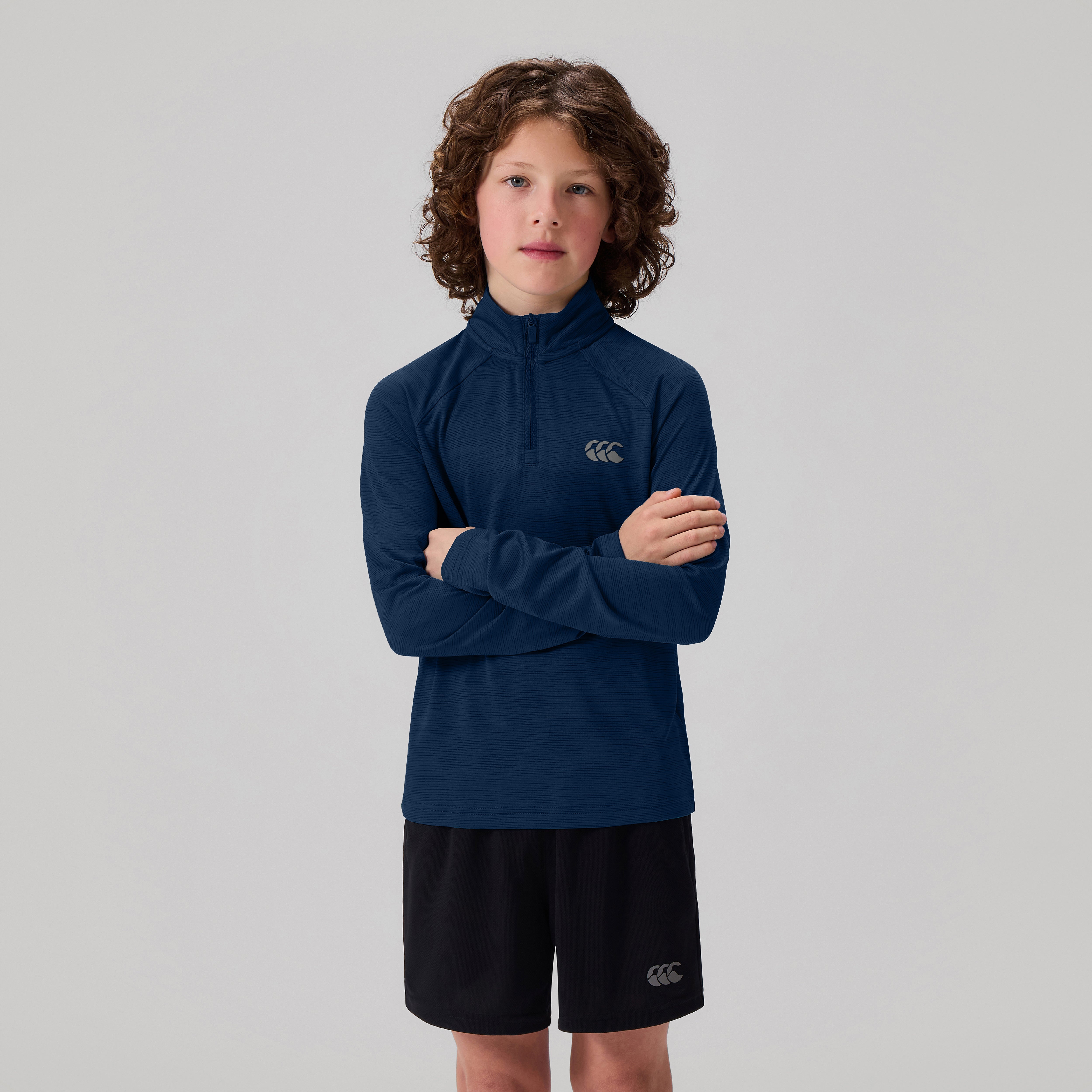 canterbury-tempo-1-4-zip-top-allenamento-junior-unisex-navy image 3