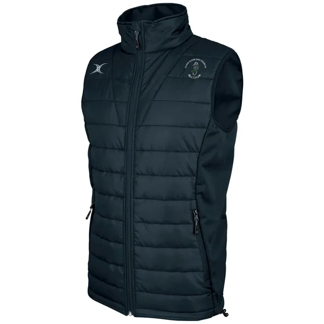 gilbert-rugby-colwyn-bay-rfc-gilet-body-warmer-uomo-senior-pro-blu-navy-scuro image 1