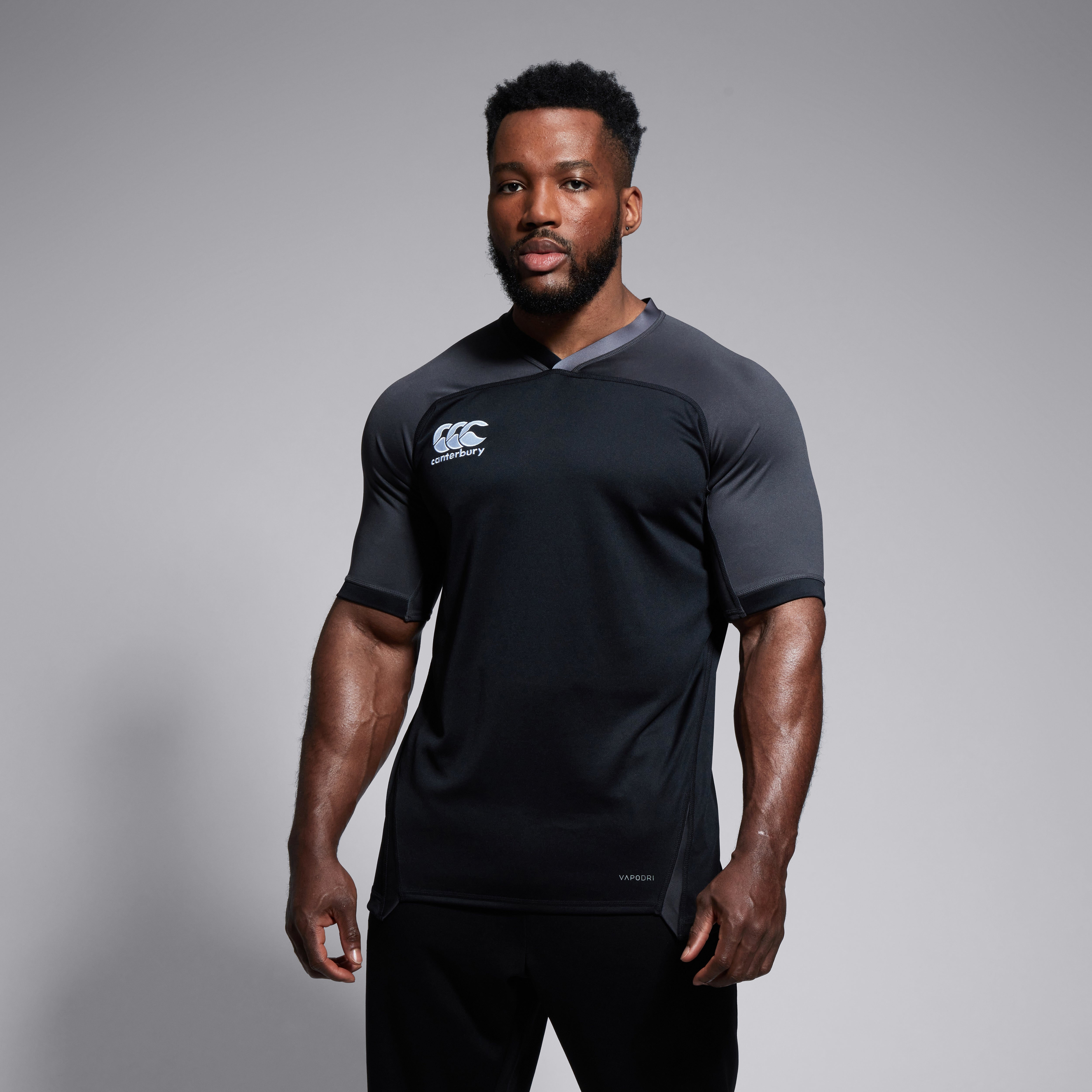 canterbury-vapodri-evader-jersey-rugby-uomo-nero image 1