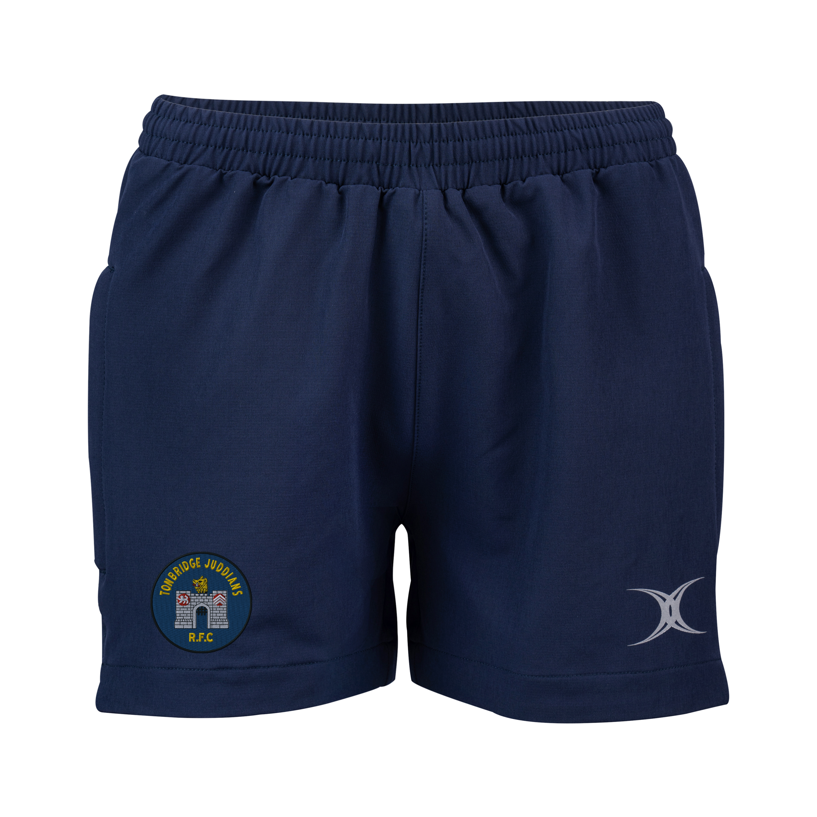 gilbert-rugby-evo-shorts-donna-tonbridge-juddians-rfc-blu-navy image 1
