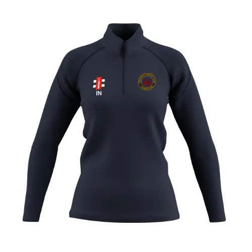 gray-nicolls-unsworth-cricket-club-donna-pile-gts-1-4-zip-blu-navy-scuro image 1