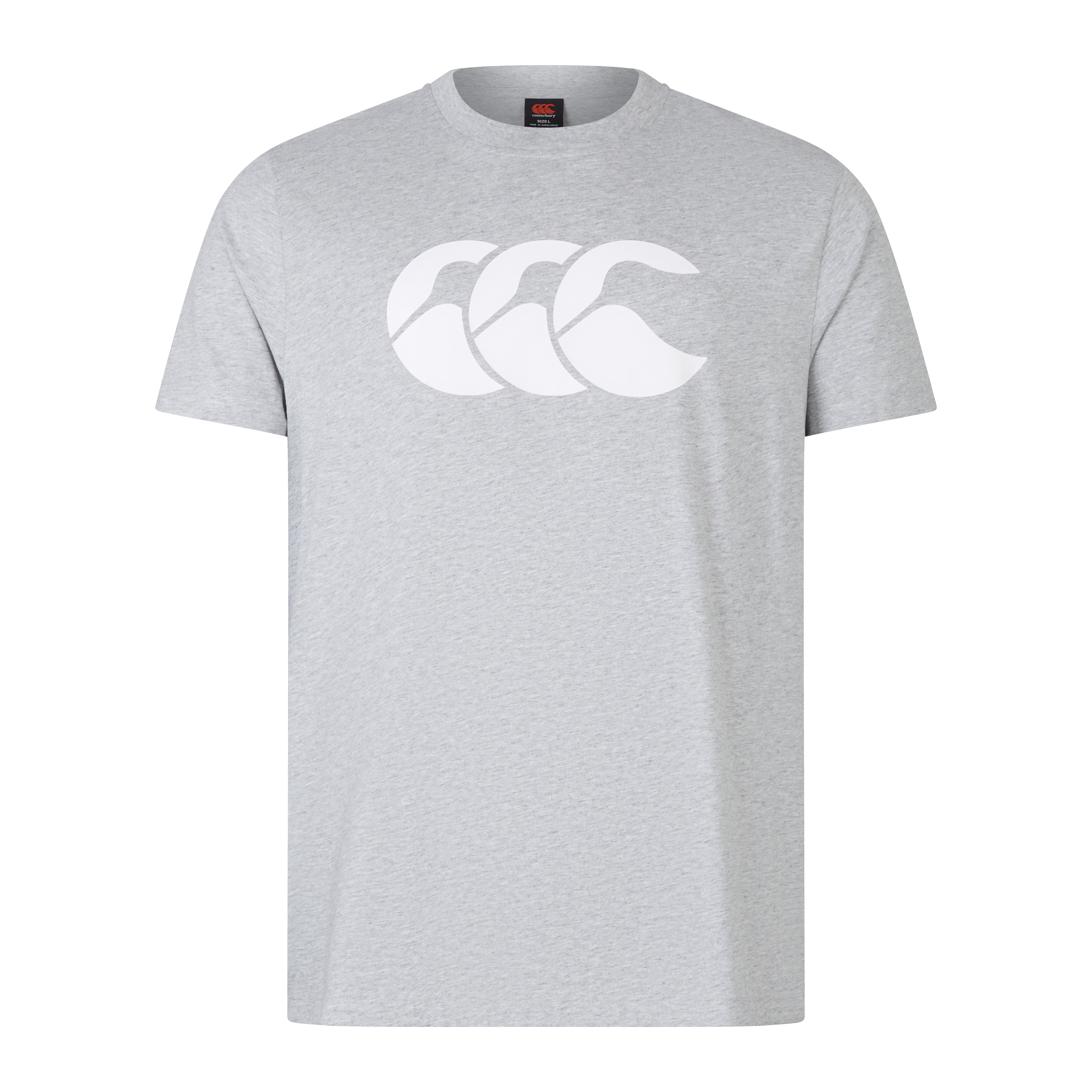 canterbury-ccc-cotton-logo-tee-uomo-grigio image 1