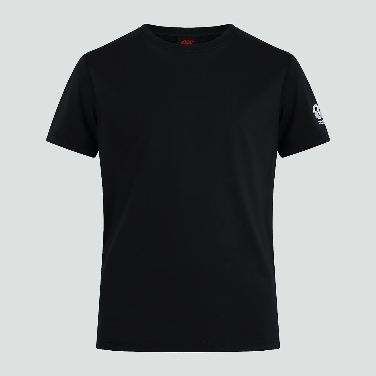 canterbury-club-plain-tee-junior-unisex-t-shirt-nera image 1