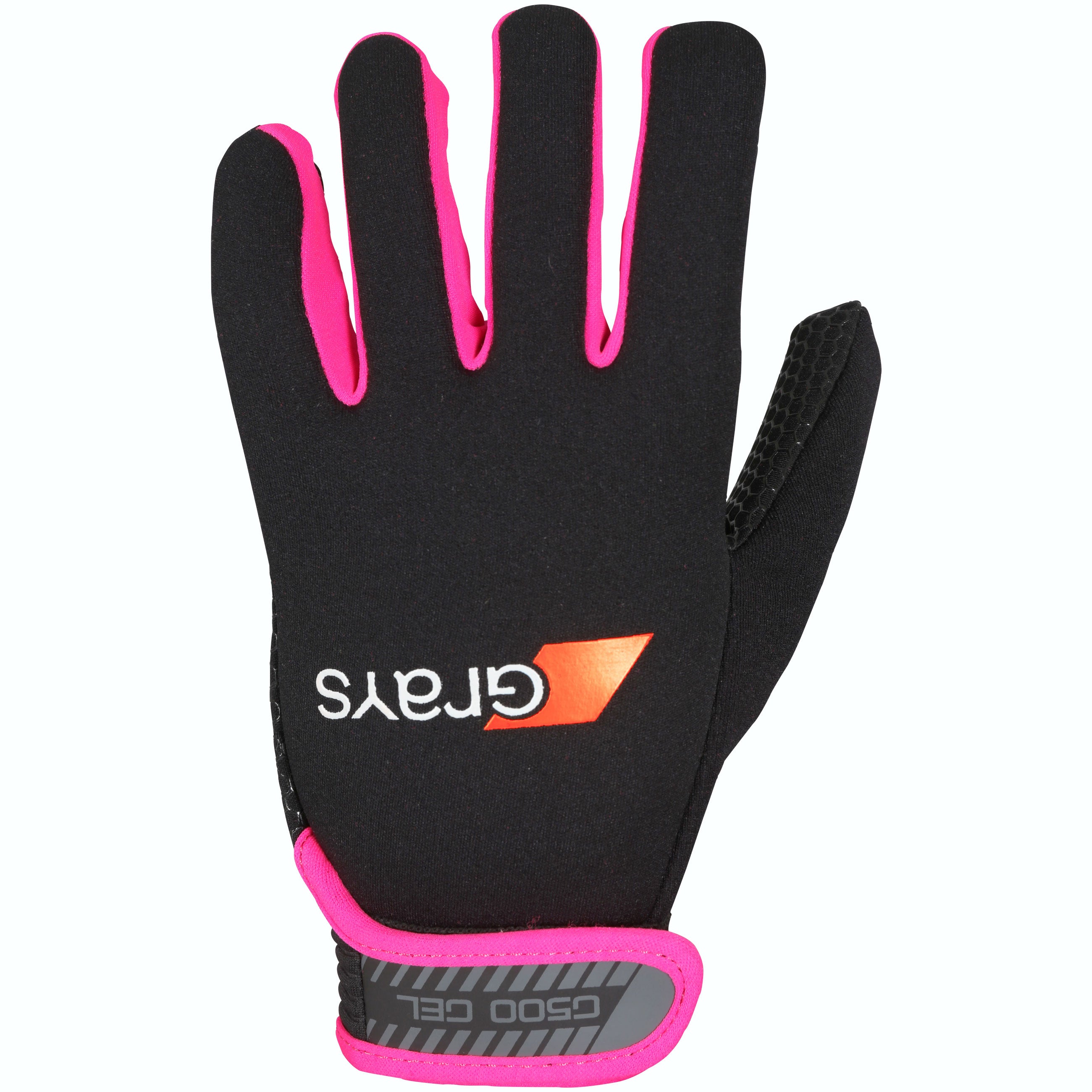 grays-g500-guanti-in-gel-hockey-nero-fluo image 3