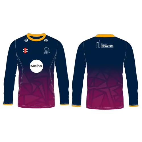 gray-nicolls-oxfordshire-cricket-mercury-maglia-manica-lunga-junior image 1