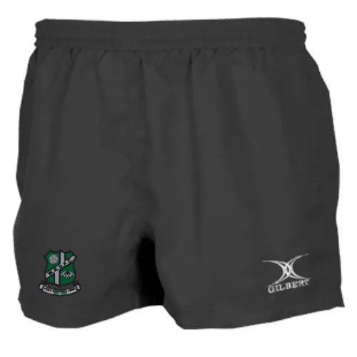 gilbert-rugby-wharfedale-rufc-junior-saracen-v3-pantaloncini-match-neri image 1