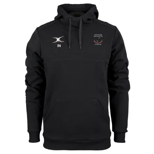 gilbert-rugby-photon-hoodie-felpa-whitley-bay-rockcliff-rfc-senior-nero image 1