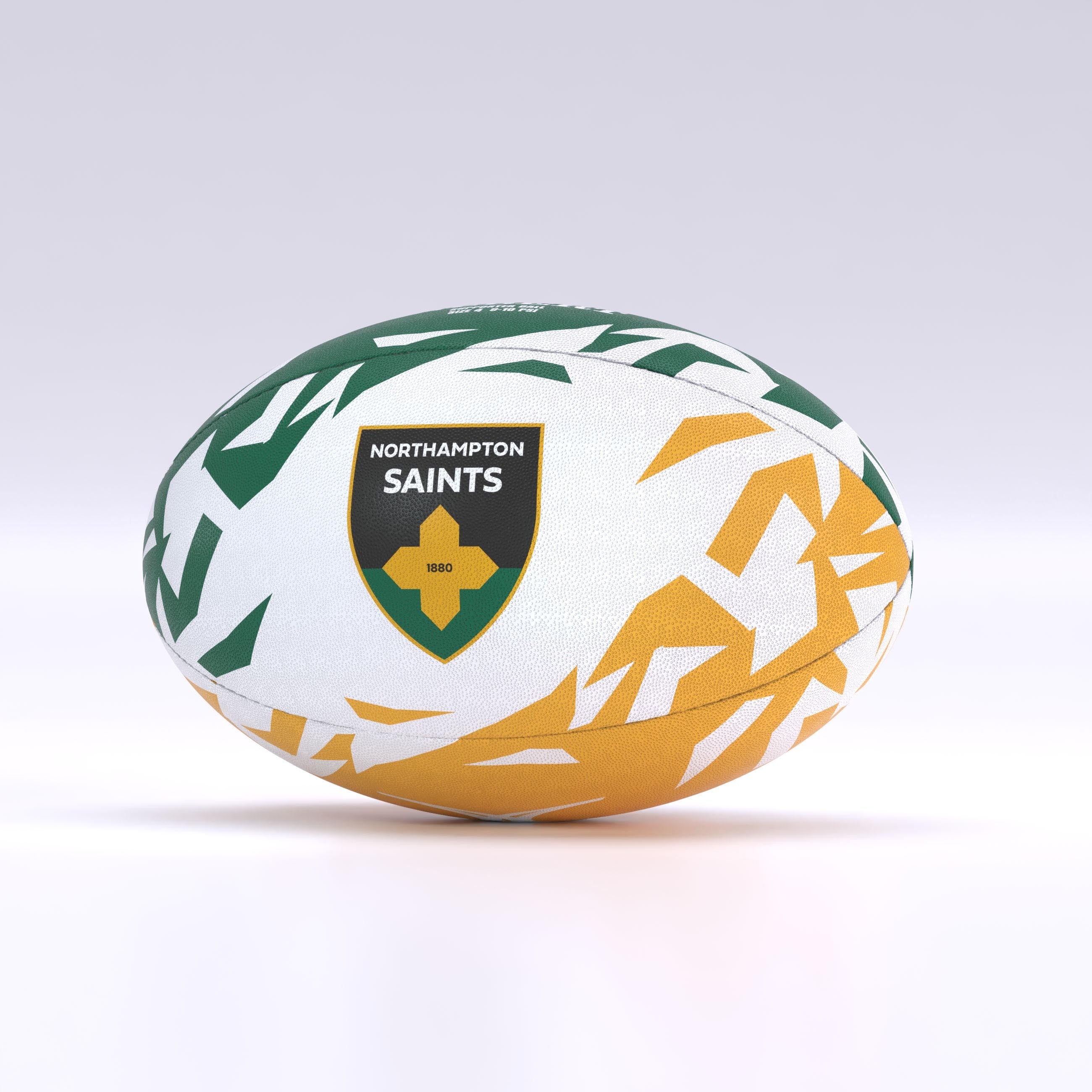gilbert-rugby-northampton-saints-supporter-ball-pallone-misura-4-5 image 4