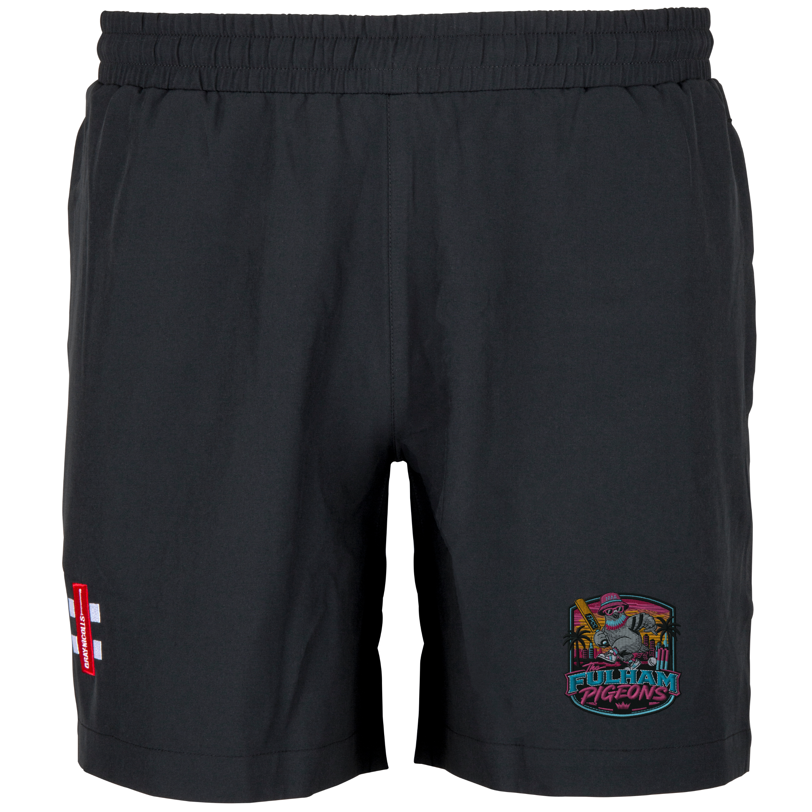 gray-nicolls-velocity-pantaloncini-corti-cricket-senior-fulham-pigeons-cc-nero image 1