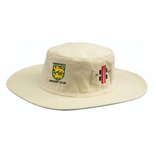 gray-nicolls-kibworth-cc-adult-cappello-da-sole-cricket-crema image 1