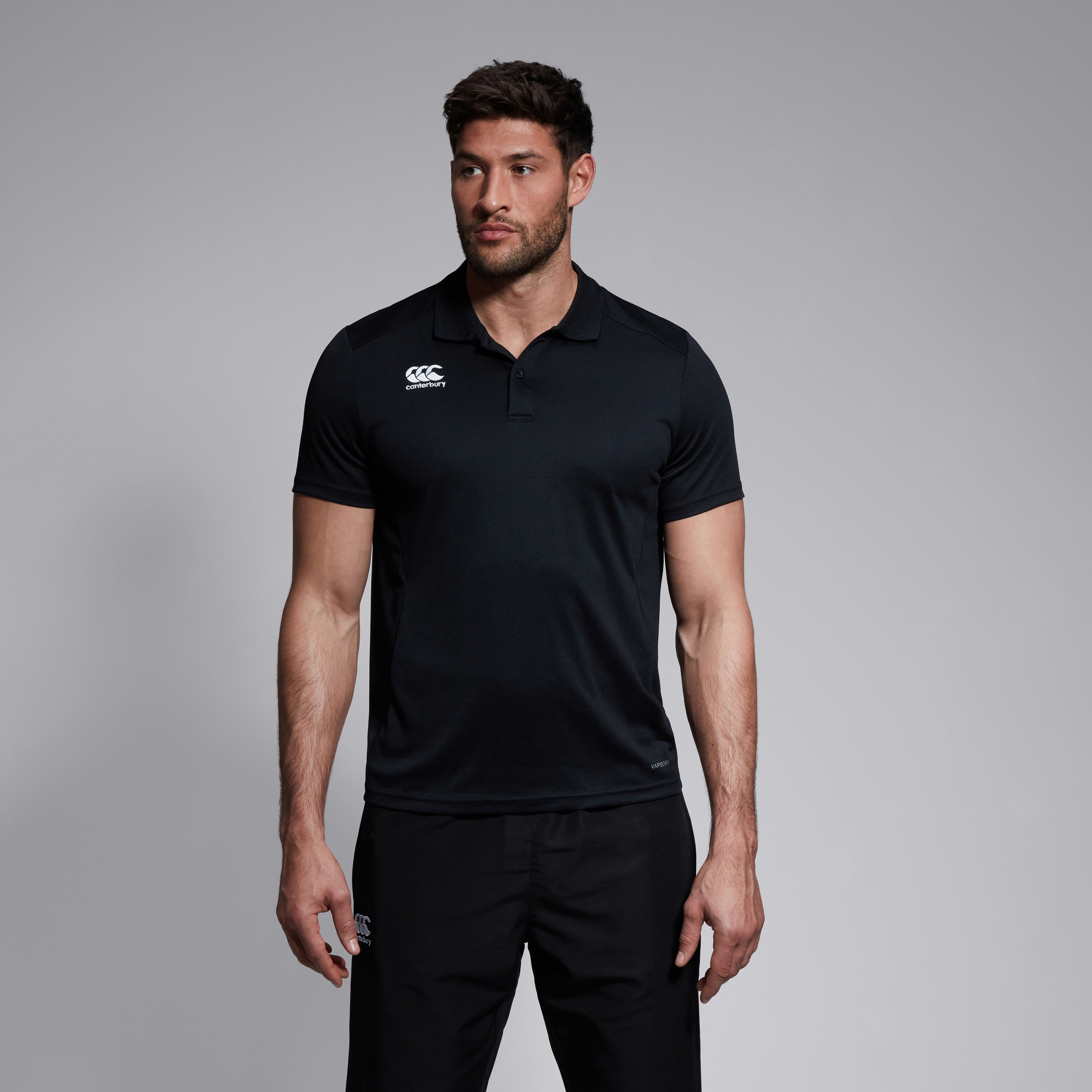 canterbury-club-dry-polo-uomo-polo-rugby-nera image 2