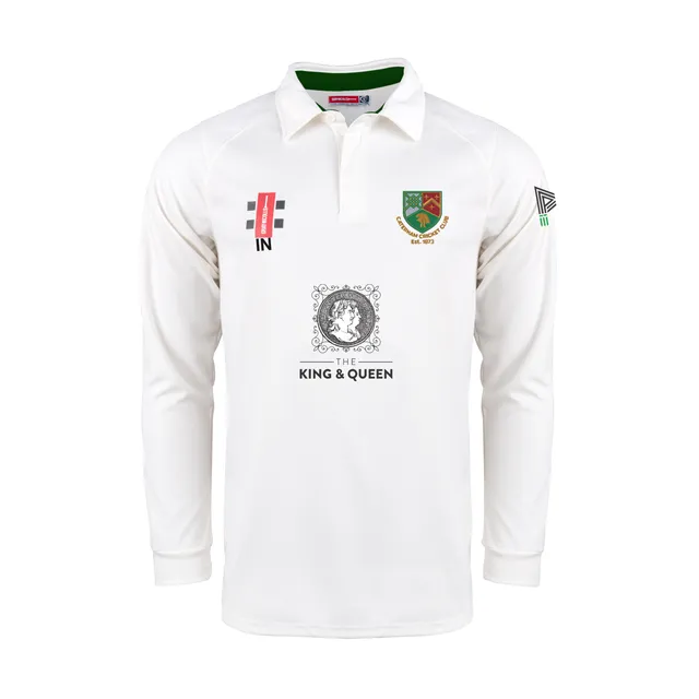 gray-nicolls-pro-performance-v2-maglia-cricket-manica-lunga-senior-avorio-verde- image 1