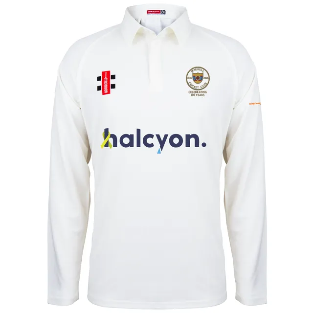 gray-nicolls-maghull-cc-maglia-matrix-v2-l-s-ivory-100th-year-senior-adulto image 1