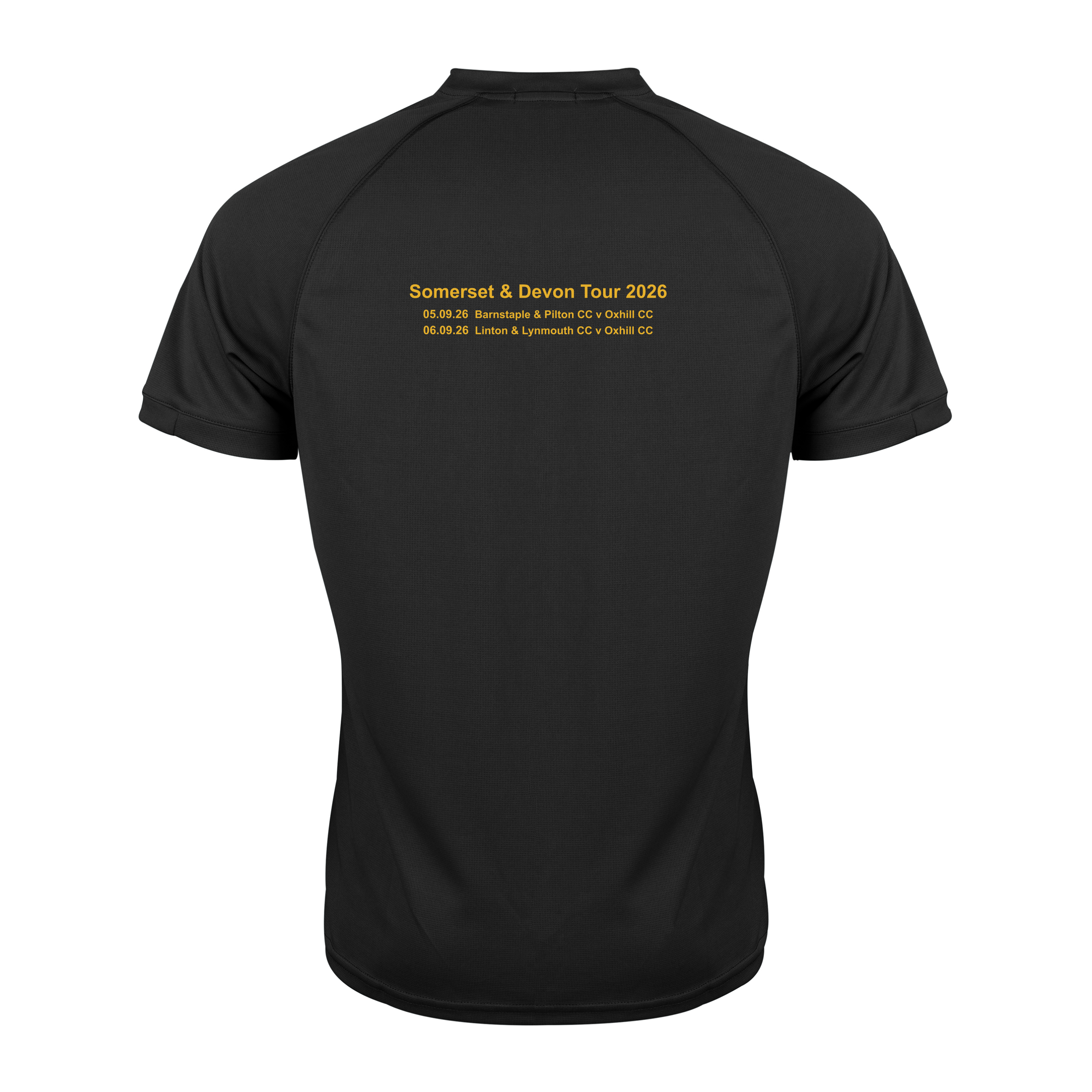 gray-nicolls-matrix-v2-t-shirt-cricket-manica-corta-senior-oxhill-cc-tour-nero image 2