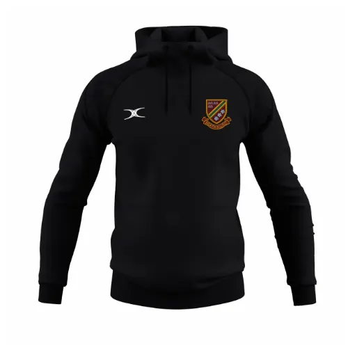 gilbert-rugby-heath-rufc-stainland-lions-gts-felpa-con-cappuccio-senior-nero image 1
