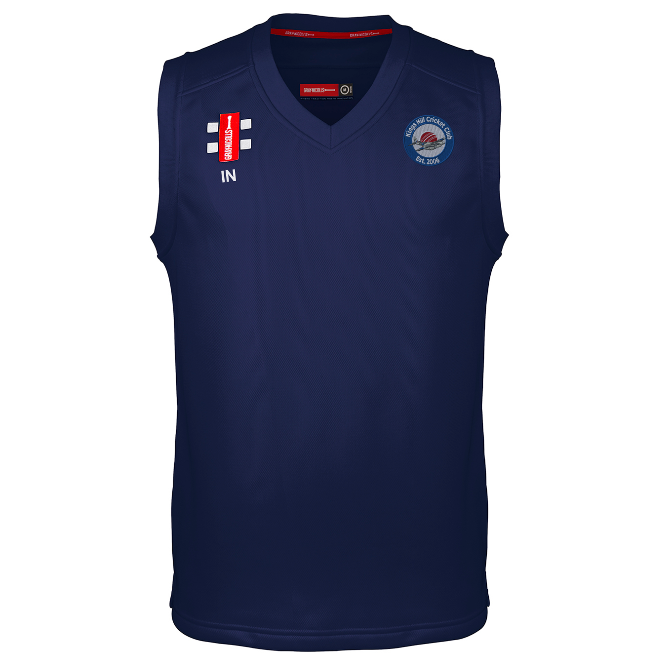 gray-nicolls-kings-hill-cc-junior-gilet-pro-performance-match-blu-navy image 1