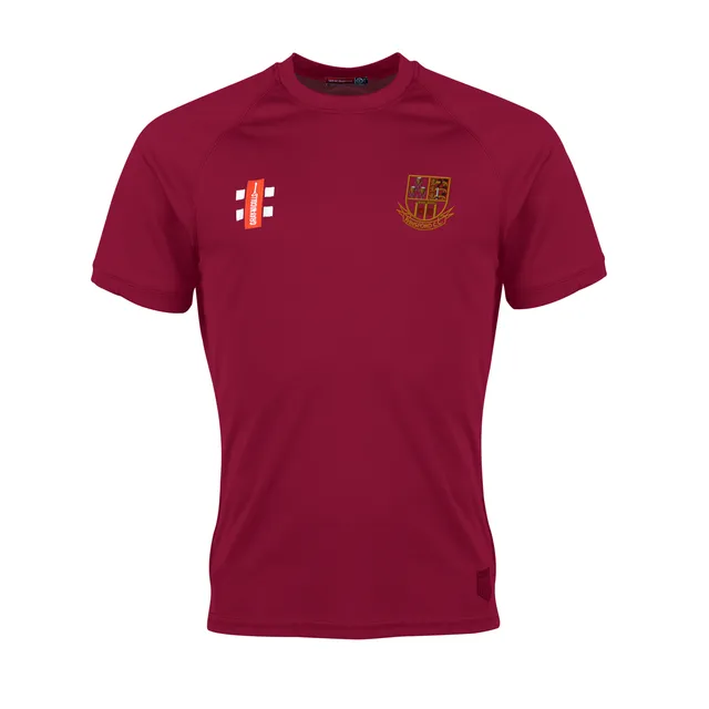 gray-nicolls-matrix-v2-t-shirt-s-s-senior-bordeaux-winsford-cricket-club-cheshir image 1