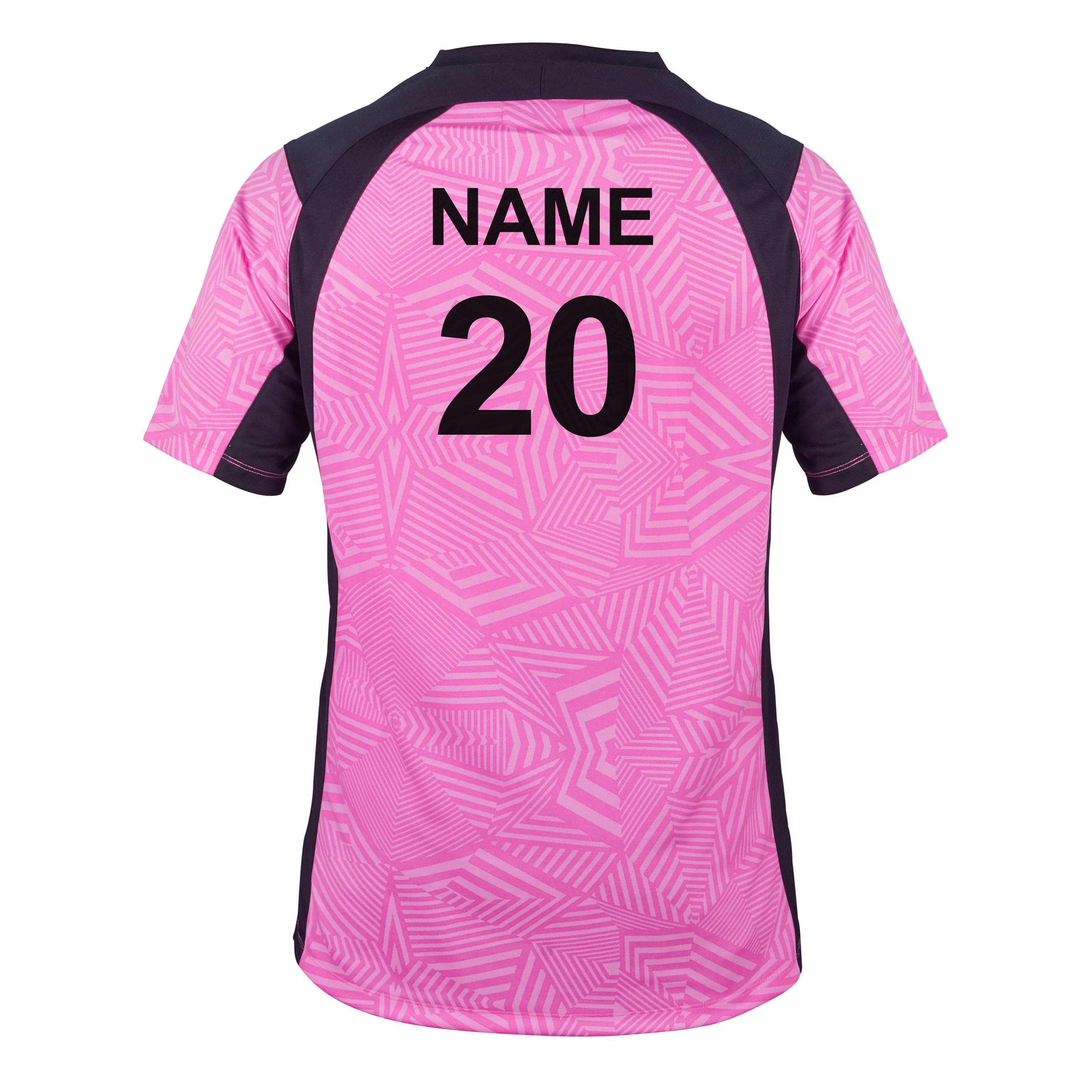 gray-nicolls-kelburne-cc-junior-pro-t20-maglia-manica-corta-rosa-nero image 2